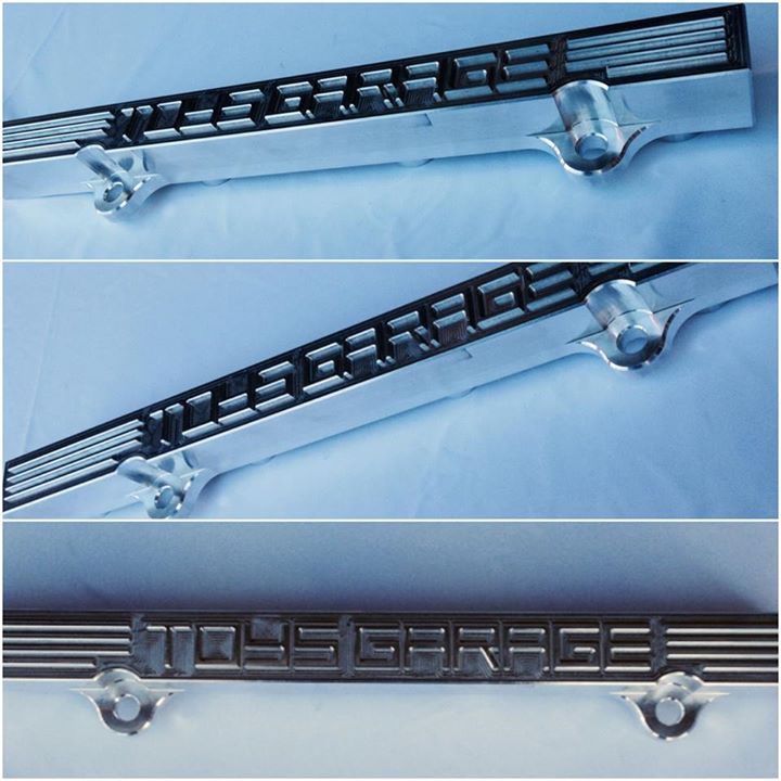 Toysgarage Custom Billet CNC alloy fuel rail with Fittings Price $220